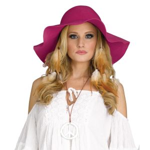 Floppy Hat Burgundy