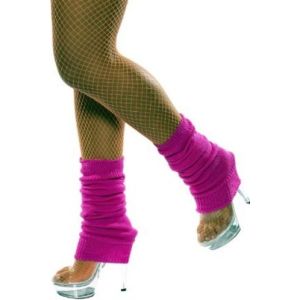 80's Leg Warmers Neon Pink