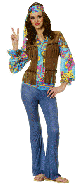 70's Hippie Chick Shirt vest