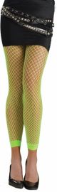 80's Green Neon Fishnet Leggings